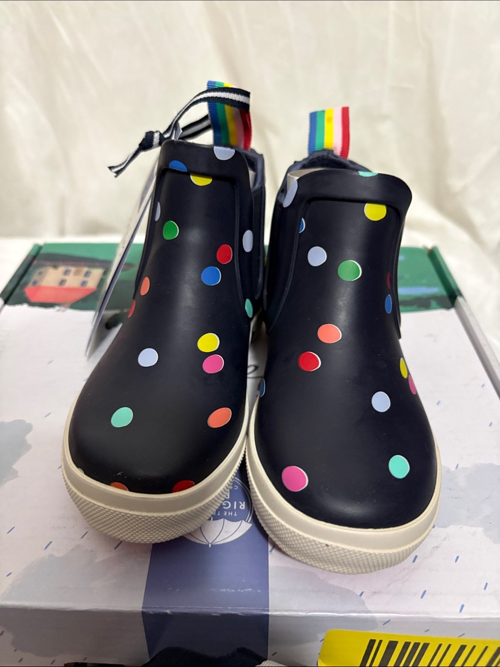 Joules kids Rain Boots size US 9 NWT